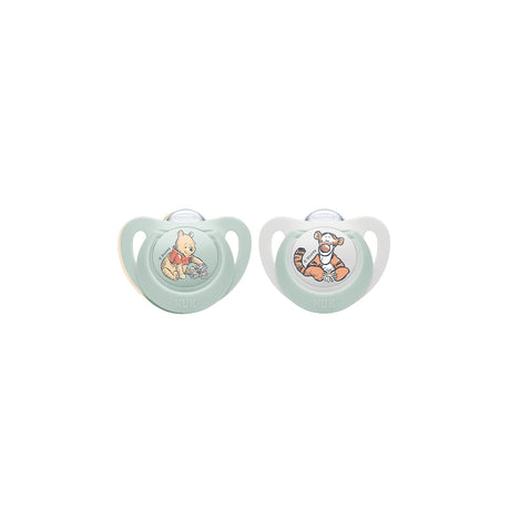 NUK Disney Star Soother Silicone 2 pack - Green - ShopBaby