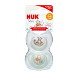NUK Disney Star Soother Silicone 2 pack - Green