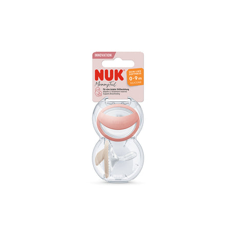 NUK Mommy Feel Silicone Soother 2 Pack - Red